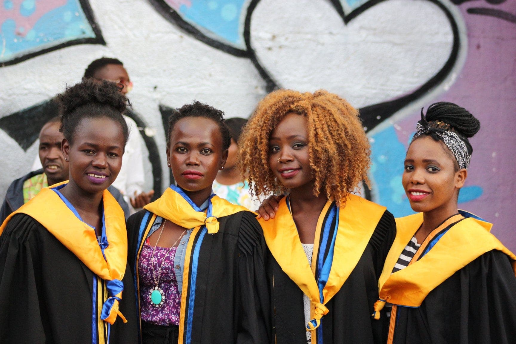 Young women taking part in the NairoBits SisTech programme
